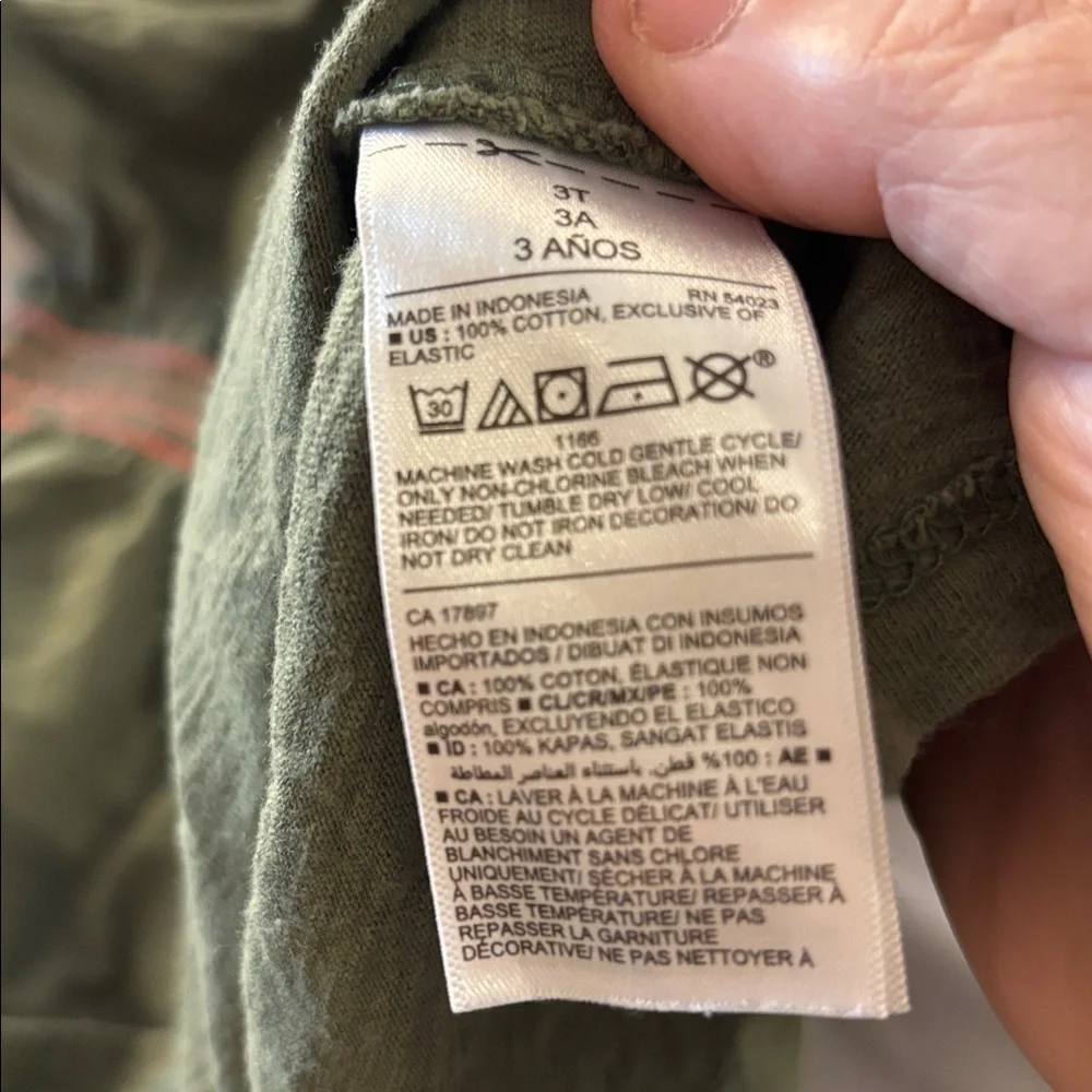 Old Navy Olive Green Kids Dress 3T